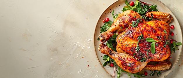 Photo a recipe for chicken is the perfect recipe for your family