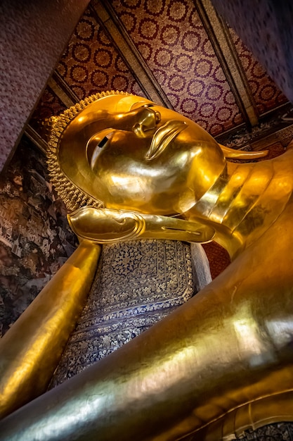 Reclining Buddha Wat Pho Bangkok, Thailand.