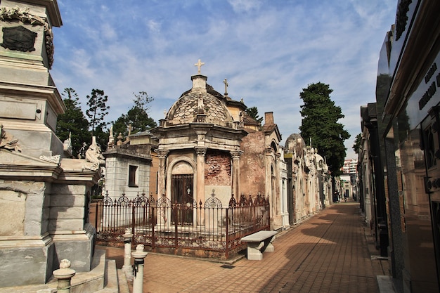 Recoleta cemetery in Buenos Aires, Argentina