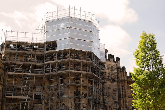 Reconstruction of the Ancient Castle in Lancaster England July 2022