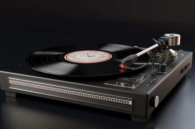 A record player with the number 1 on it