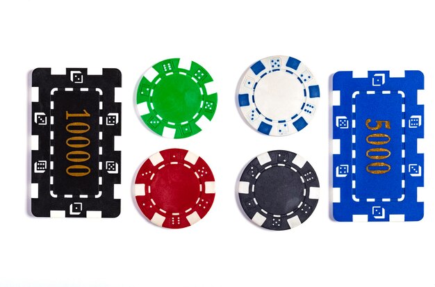 Rectangular Casino Chips