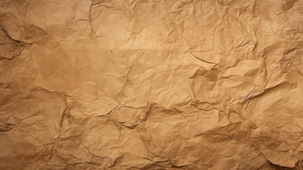 Recycle brown paper crumpled texture old paper surface