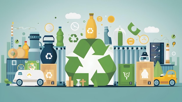 of Recycling ProcessCircular Life Cycle for Sustainable Product Reuse and Conservation