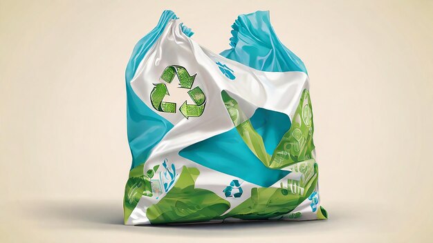 Recycling Symbols on Plastic Bag