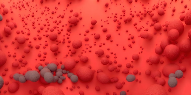 Red 3d abstract background