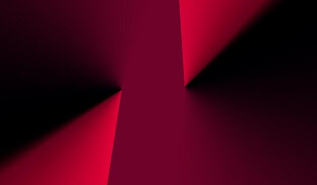 Red 3D triangle effect abstract background