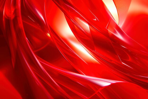 Red abstract background Dynamic shapes composition