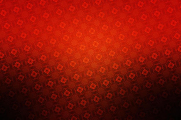 Red abstract background with kaleidoscope pattern Beautiful kaleidoscope pattern