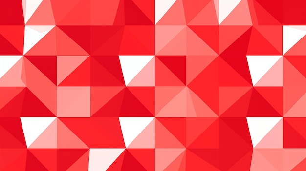 a red abstract background with a red and white geometric pattern