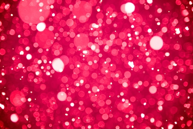 Red abstract bokeh background