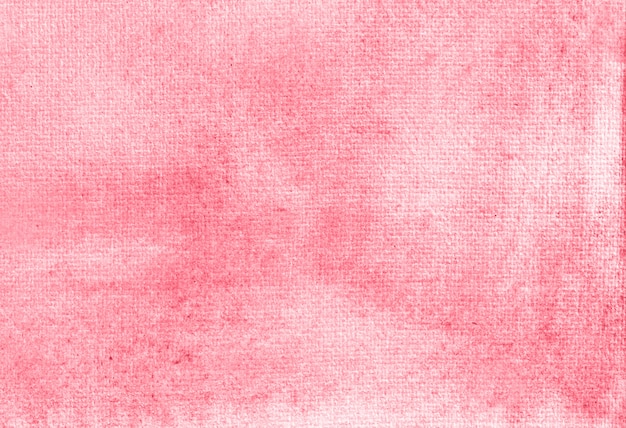 Red Abstract pastel watercolor hand painted background texture.