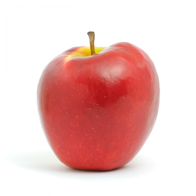 Red apple isolated on white background