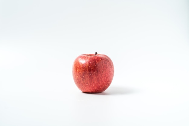 Red apple isolated on white.