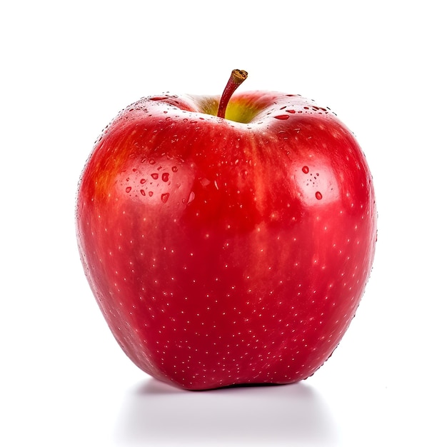 red apple photo isolated white background