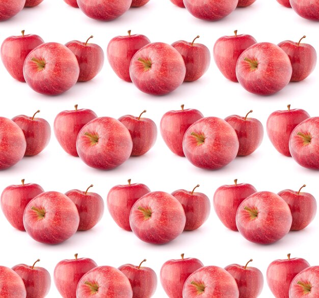 Red apple Seamless food pattern