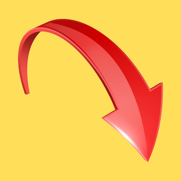 Red Arrow 3d Red Arrow 3D Red arrow In Different Style and shapes 124