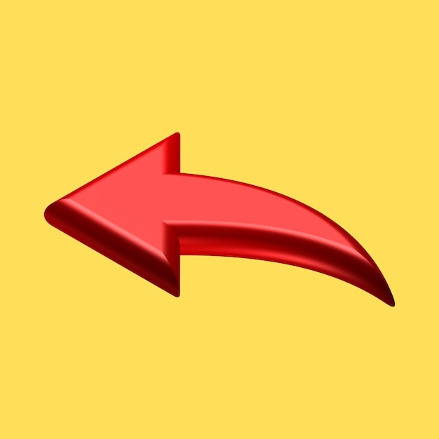 Photo red arrow 3d red arrow 3d red arrow in different style and shapes 99