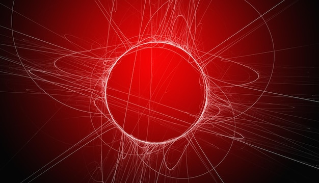 Red background. Abstract design. Red and white.