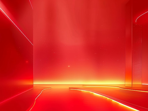 Red Background Technicolor Abstract Vibrant Colorful Design Texture Pattern