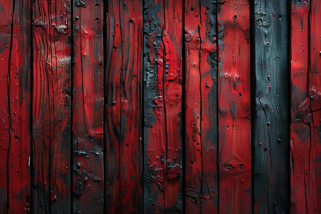 Red background texture with a dark gradient for a red wooden wall an abstract background