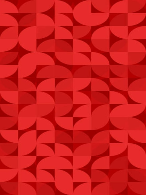 Photo a red background with a pattern of circles and the word quot in red