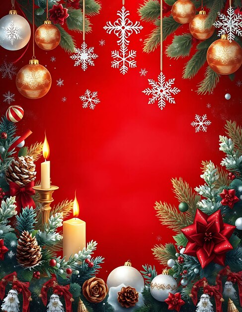 a red background with a red background with a red background with a christmas tree and a red backgro