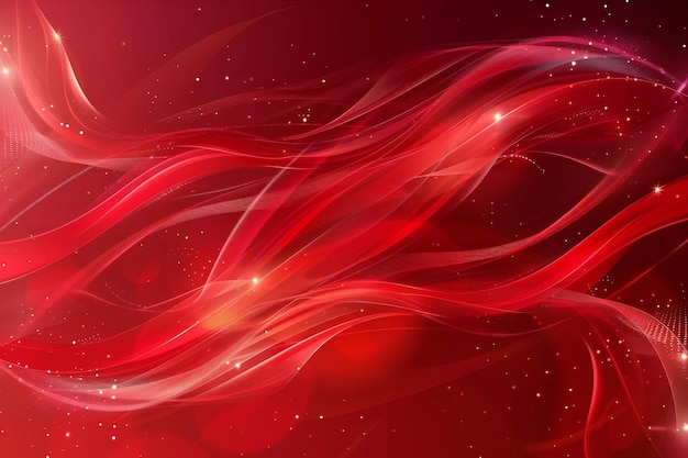 a red background with a red and purple swirl