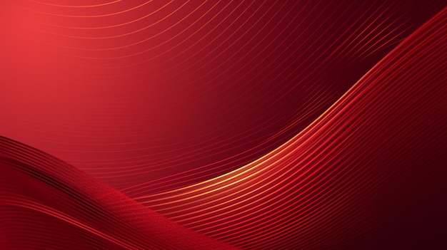 red background with red waves