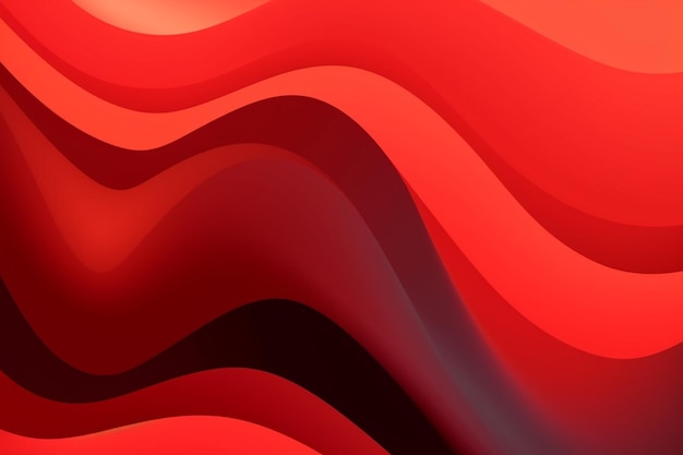 Red background with a wave pattern