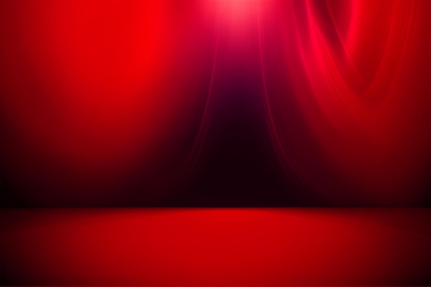 red background