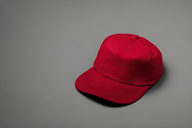 Red Baseball Cap Isolated Generative AI