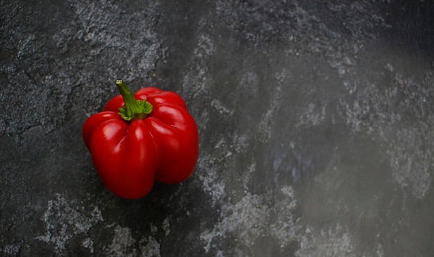 Red bell pepper. Fresh vegetables