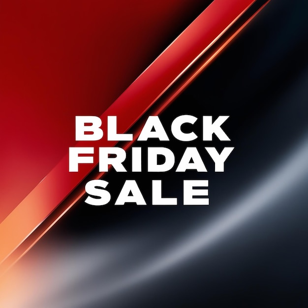 Red and black background for Black Friday and Black Friday sale background