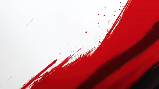 Red and Black brush stroke banner background