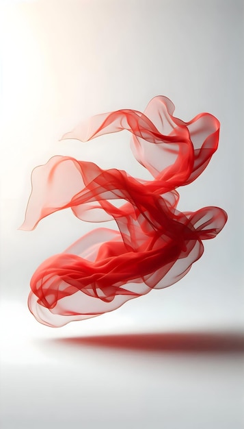 a red and black swirl of smoke is shown in this image