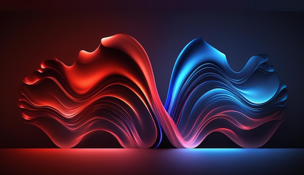 A red and blue abstract background with a blue and red design.