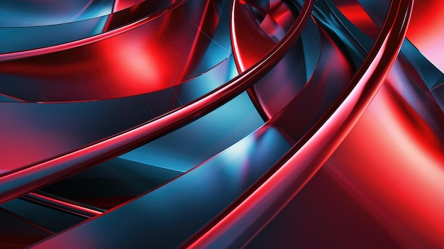 Red and Blue Abstract Background