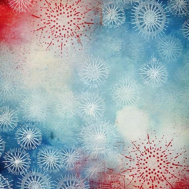 A red and blue background with a red and blue background and the words fireworks on it.