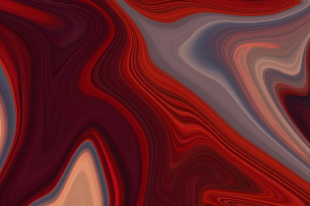 Red and blue background with a swirly pattern.