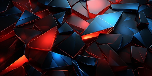 red blue and black geometric abstract pattern wallpaper