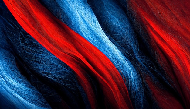 Red and blue concept design to abstract background