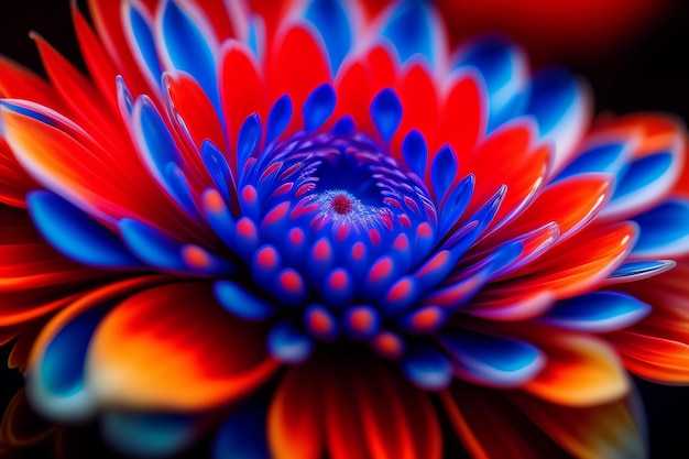 Red and blue flower wallpapers that are sure to make your day