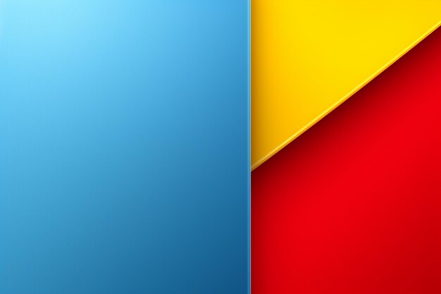 Photo red blue yellow water color images background