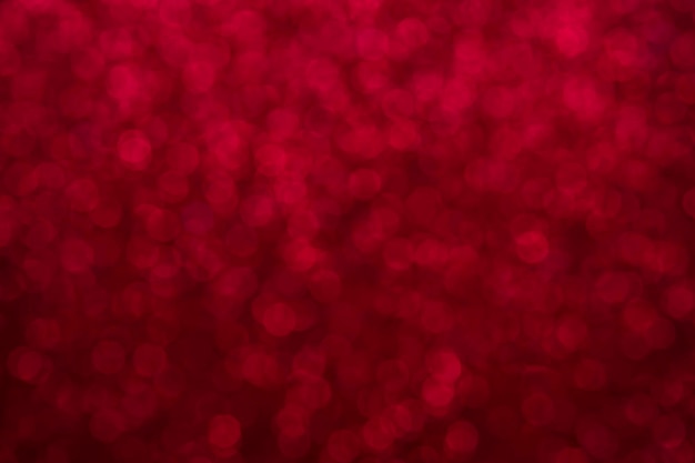 Red bokeh abstract blur light background