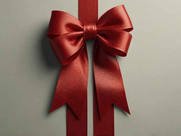 a red bow with a bow on it that says quot the word quot on it