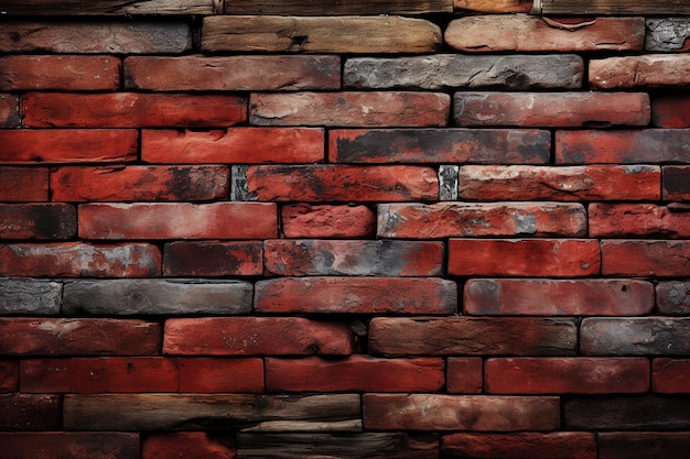 red brick background