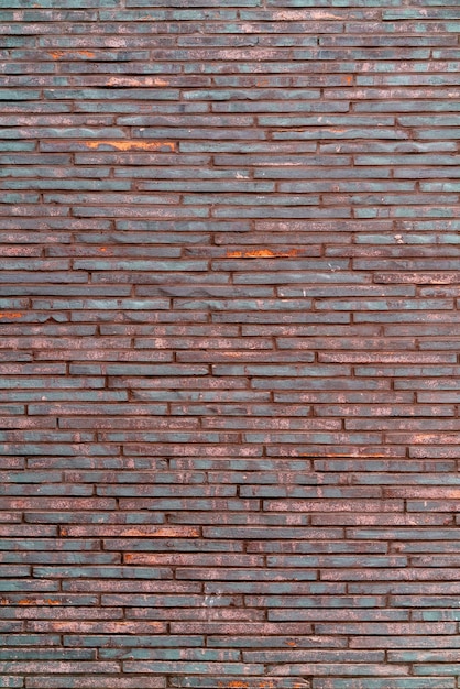 Red brick wall Background of modern interior design