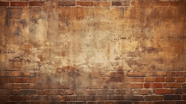 Photo red brick wall background texture pattern for continuous replicate generative ai illustration