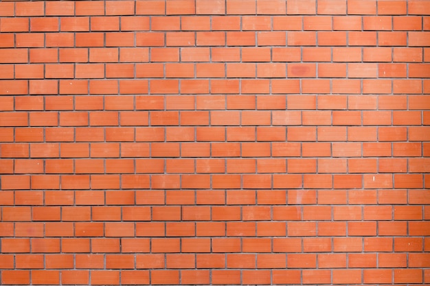 Red brick wall for background and texture